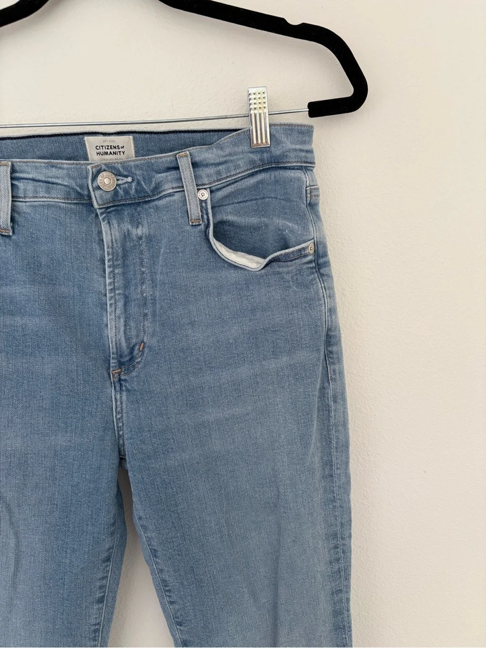 Citizens of Humanity Lilah High Rise Kick Flare Jeans Light Wash Women’s 29
